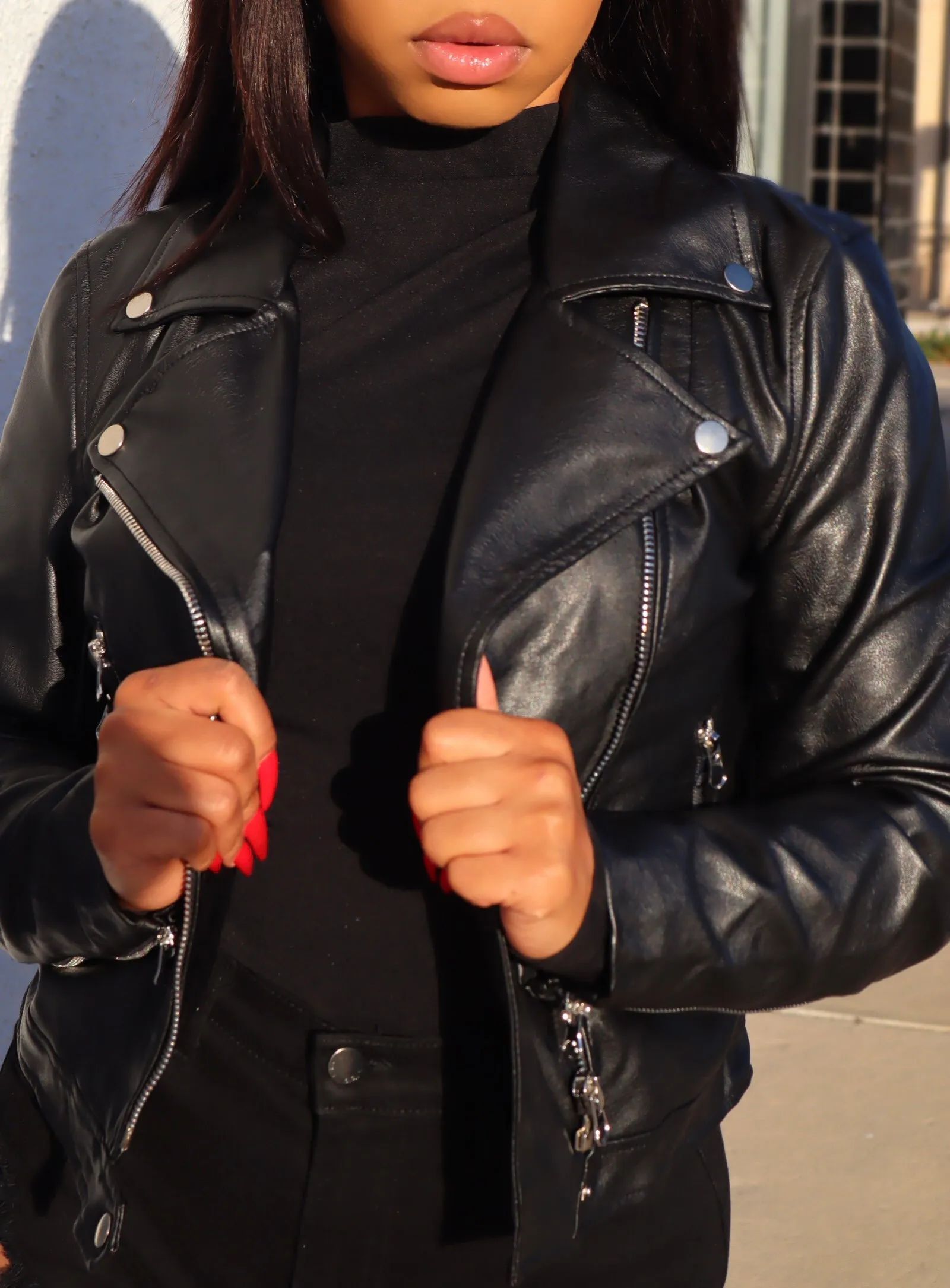 Black Moto Jacket