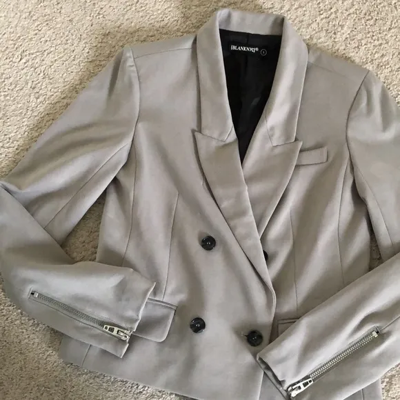 BLANKNYC Murky Waters Double Breasted Jacket Coat Blazer Small