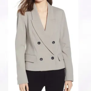 BLANKNYC Murky Waters Double Breasted Jacket Coat Blazer Small