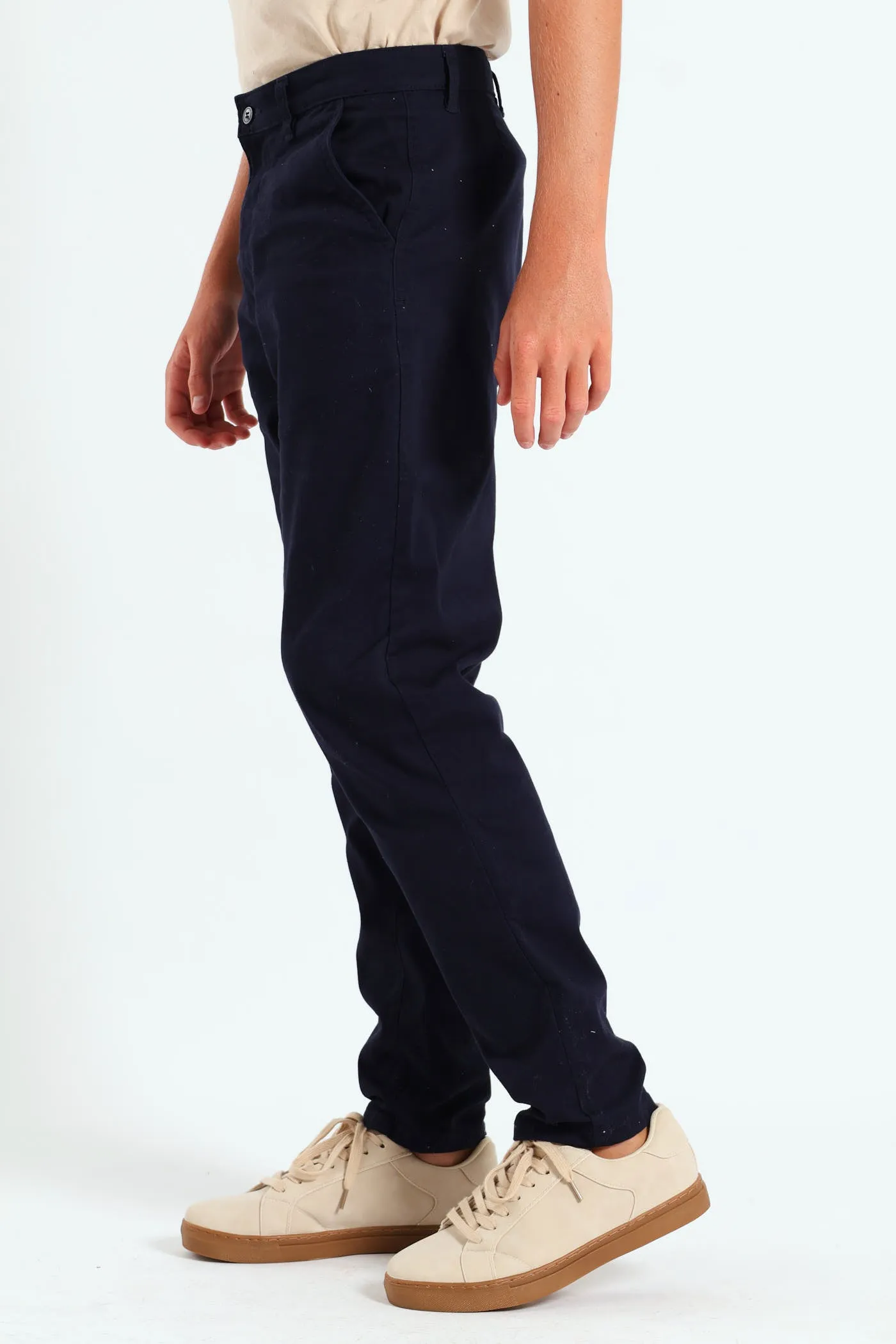 Boys Chino Pants - Navy