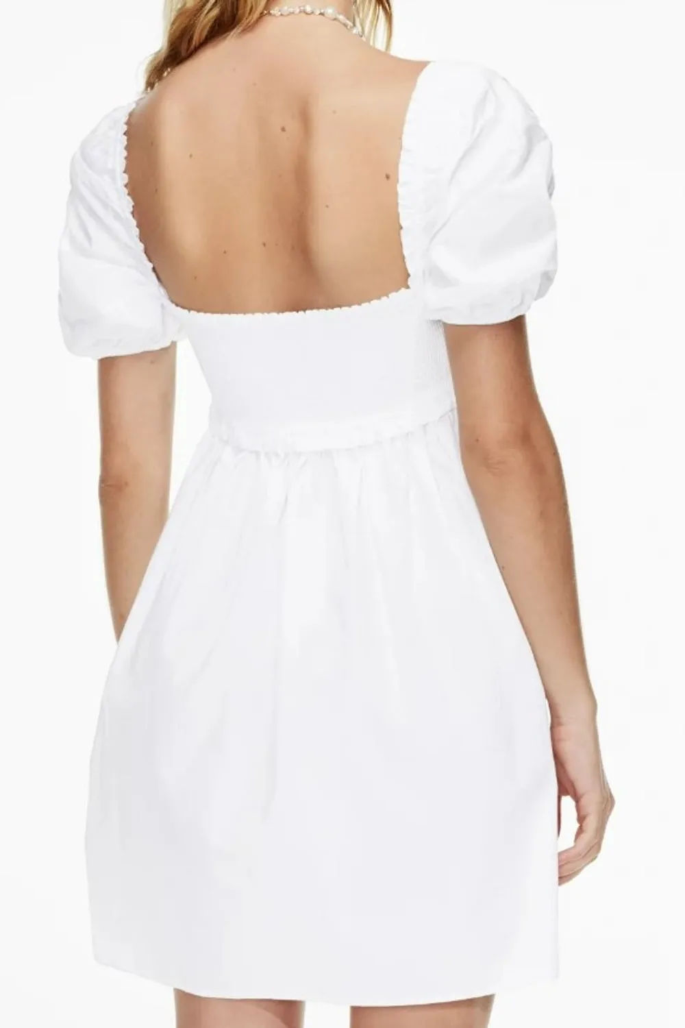 Buoyant White Dress