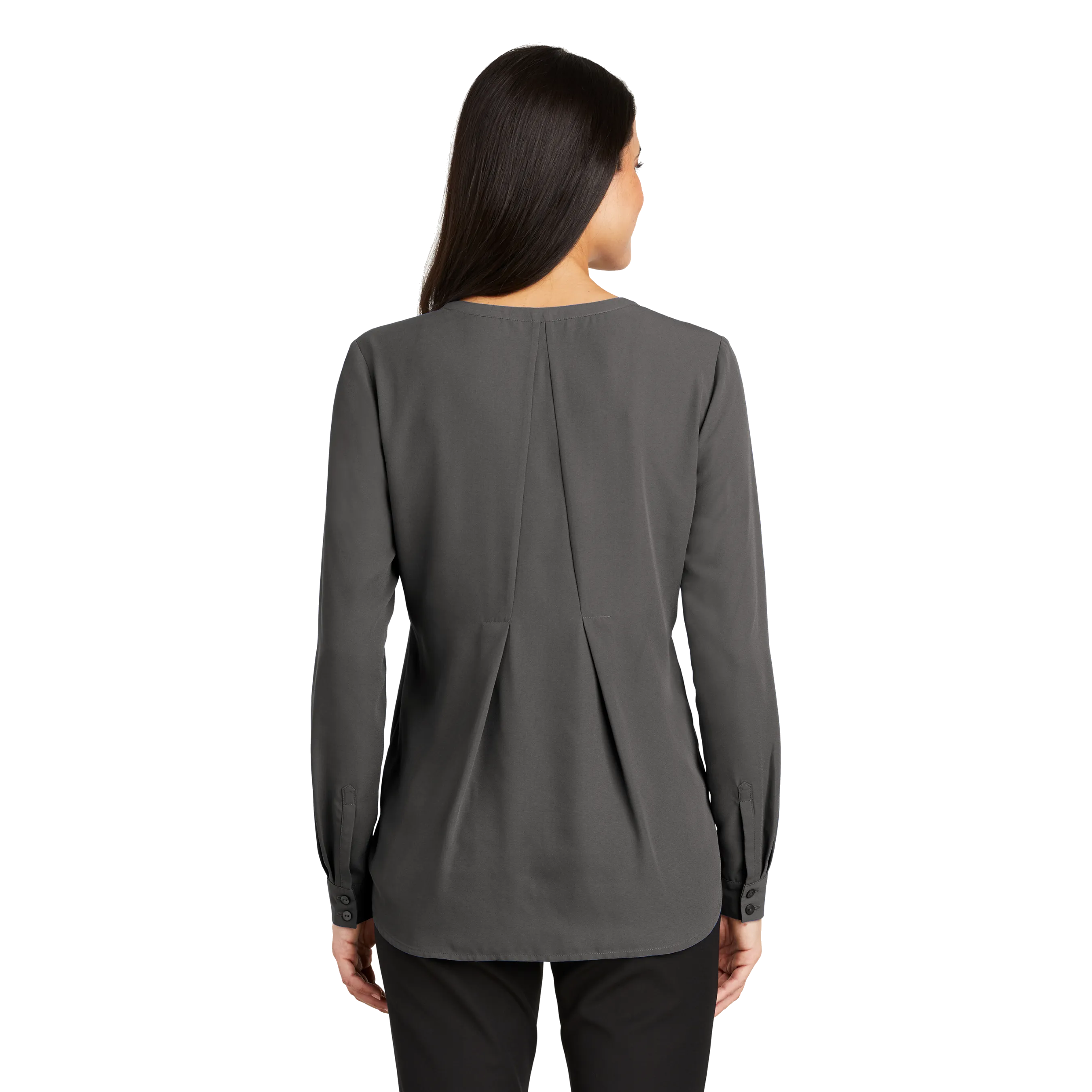 C1950 Ladies Long Sleeve Button-Front Blouse