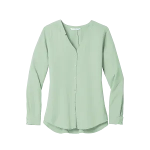 C1950 Ladies Long Sleeve Button-Front Blouse