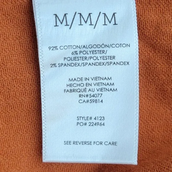 CAbi Professor Peacoat Corduroy Double Breasted Cognac Burnt Orange Jacket NEW