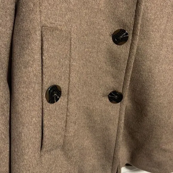 🔥🔥Calvin Klein single breasted pea coat wool blend - Sz 4 - PERFECT Condition