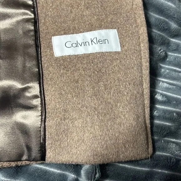 🔥🔥Calvin Klein single breasted pea coat wool blend - Sz 4 - PERFECT Condition