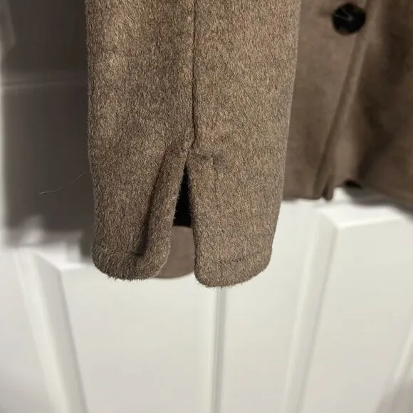 🔥🔥Calvin Klein single breasted pea coat wool blend - Sz 4 - PERFECT Condition
