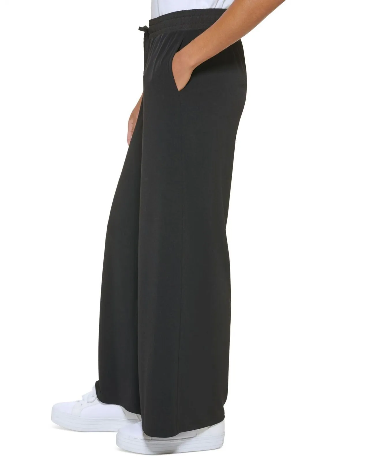 Calvin Klein Womens Jersey Wide Leg Pants M1LF7841