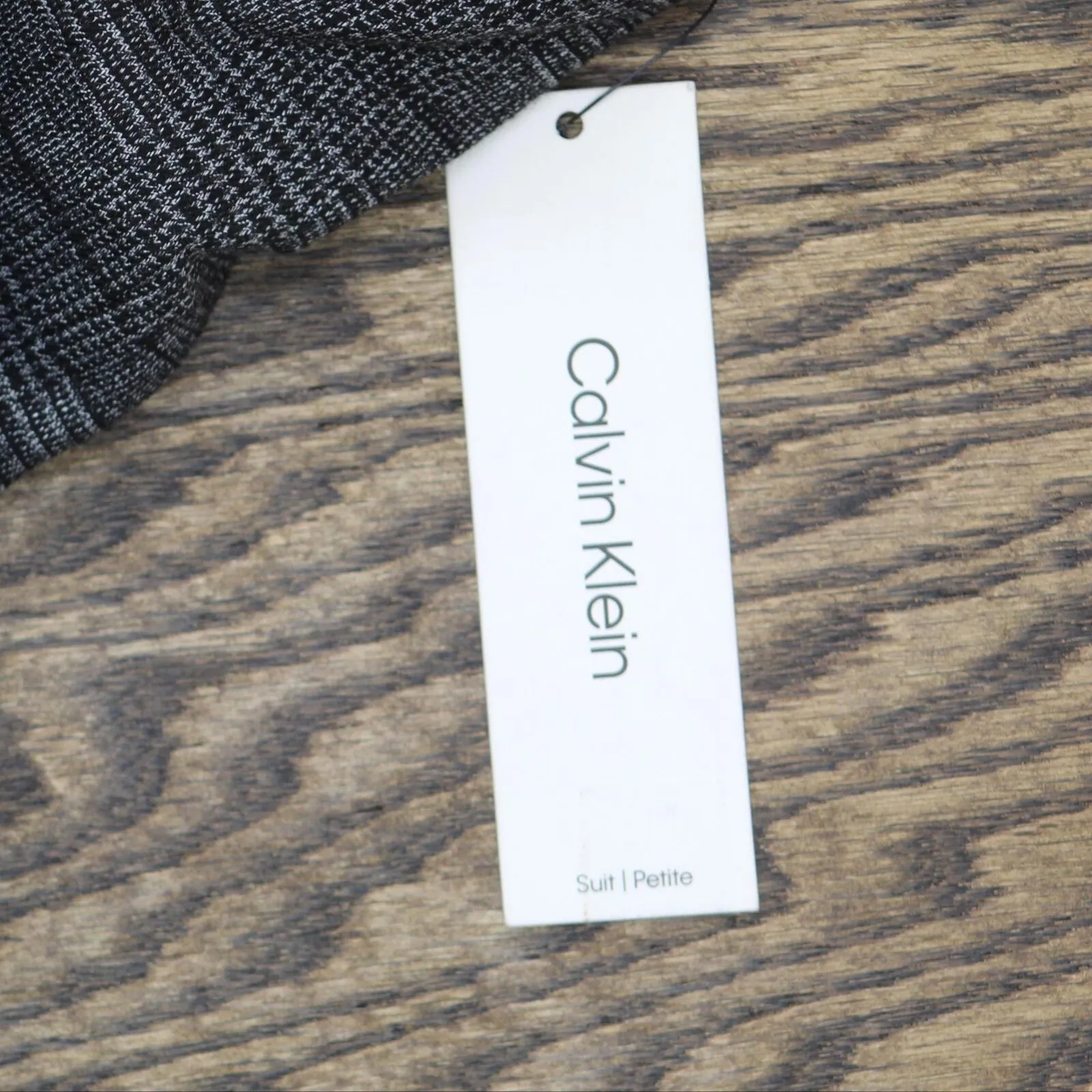 Calvin Klein Womens Petite Menswear One-Button Blazer Jacket T37JX21B