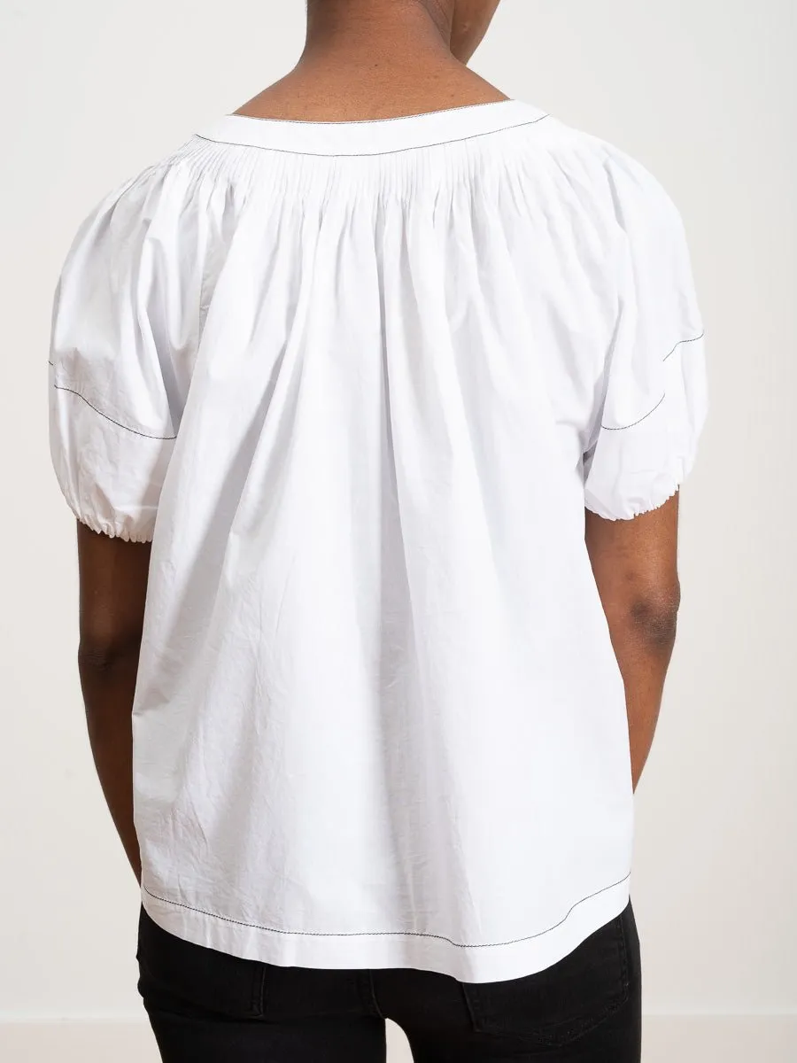 celie top - blanc