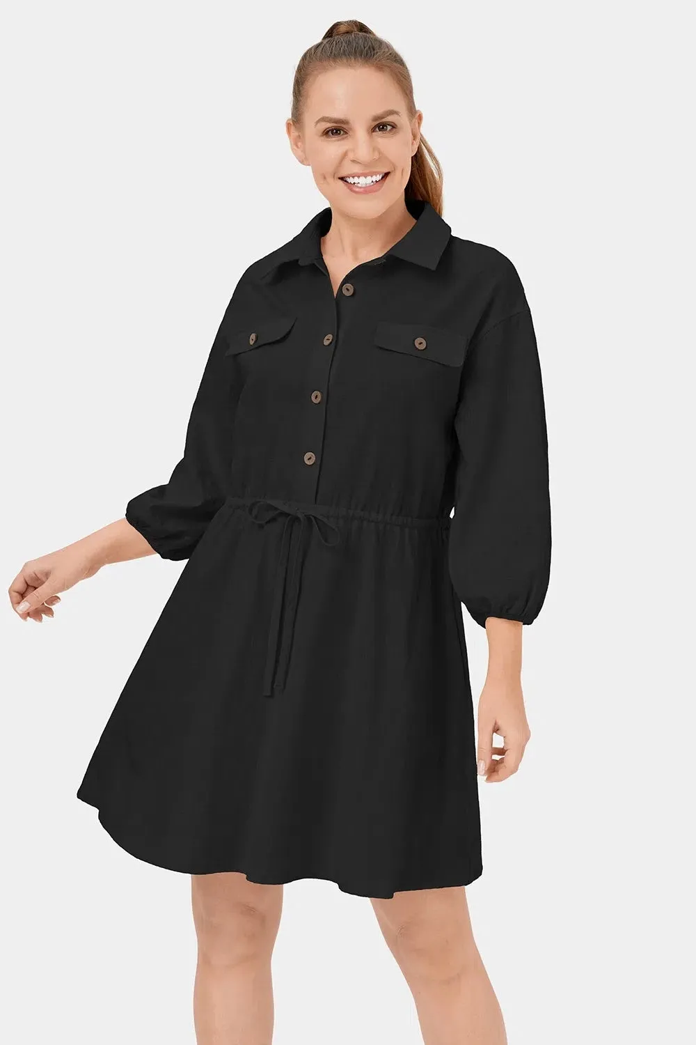 Charmeuse Black Dress