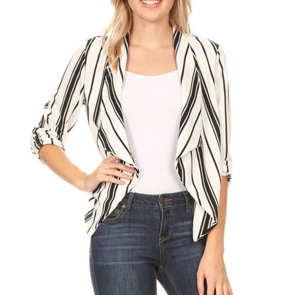 Christina Stripe Blazer