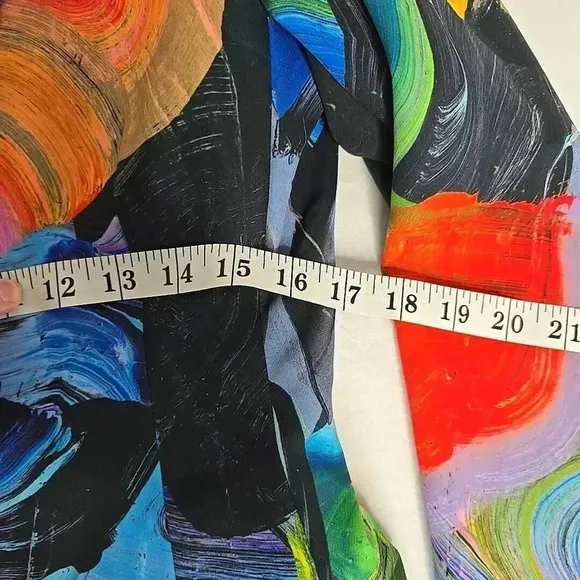 Claire Desjardins Designer Blazer Jacket Abstract Colorful Art to Wear Design SP