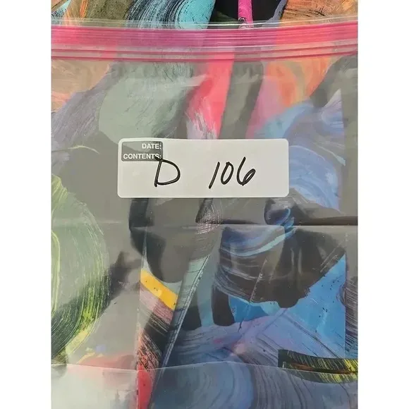 Claire Desjardins Designer Blazer Jacket Abstract Colorful Art to Wear Design SP