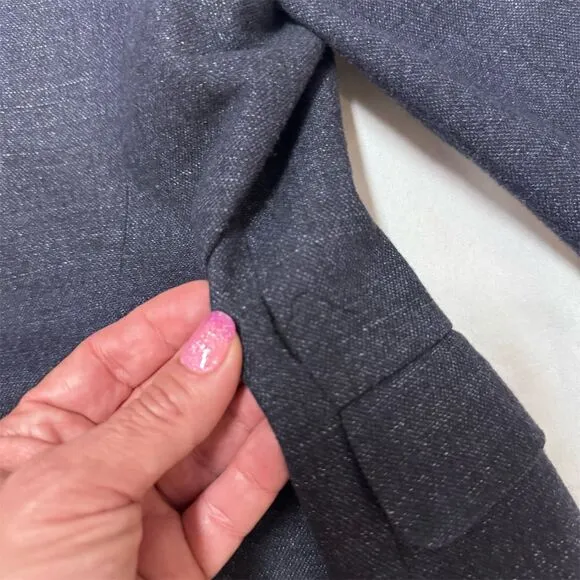 Classiques Entier Women's Navy Blue Skirt Suit Size 12 2-Piece