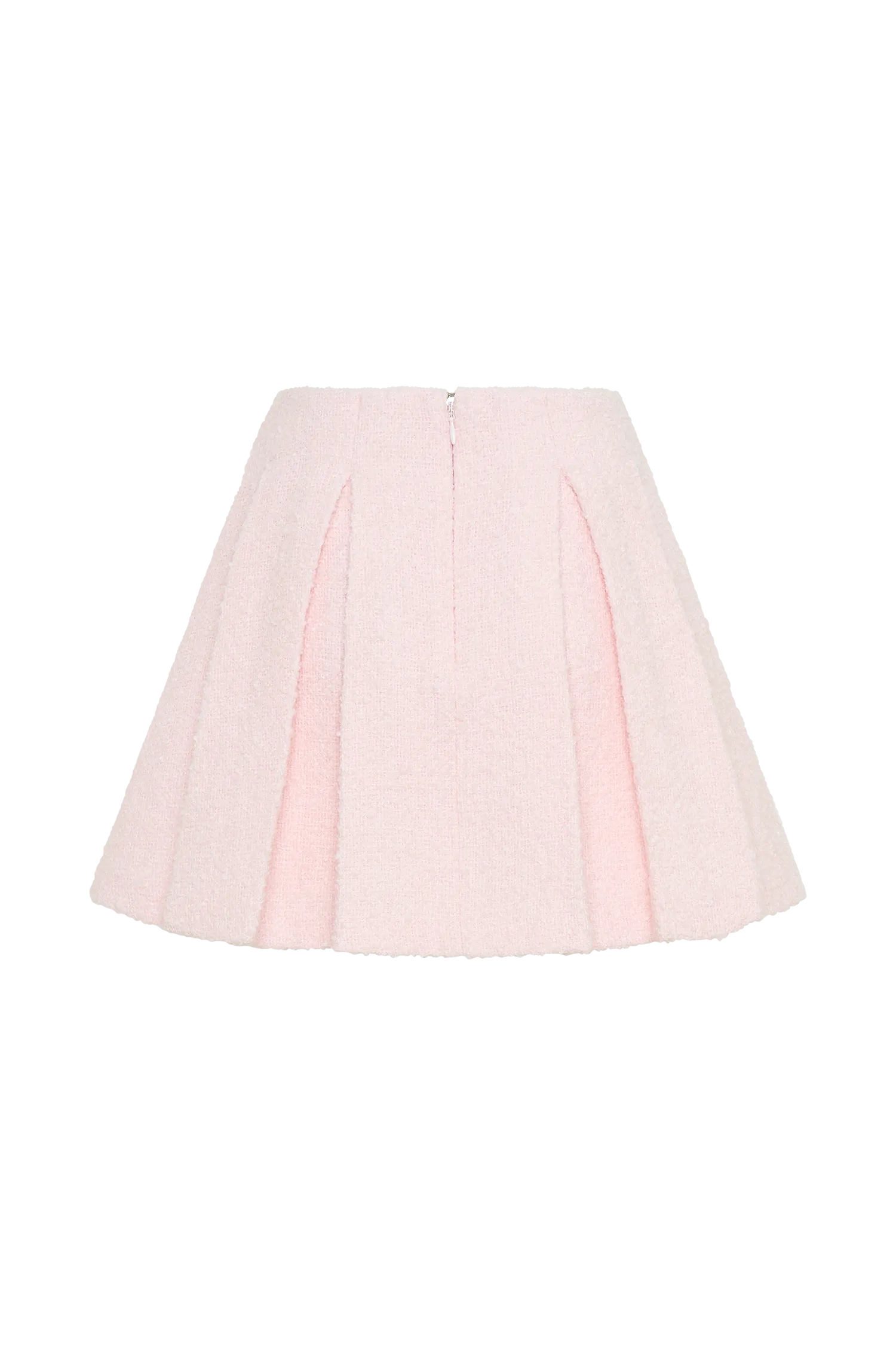 Cleo Boucle Mini Skirt - Powder Pink