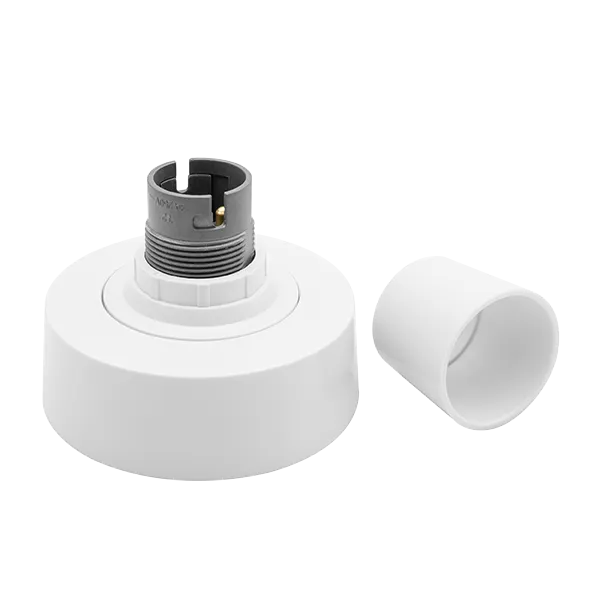 Click PRC1015 T2 BC Loop-in Batten Safety Lampholder with Straight Skirt