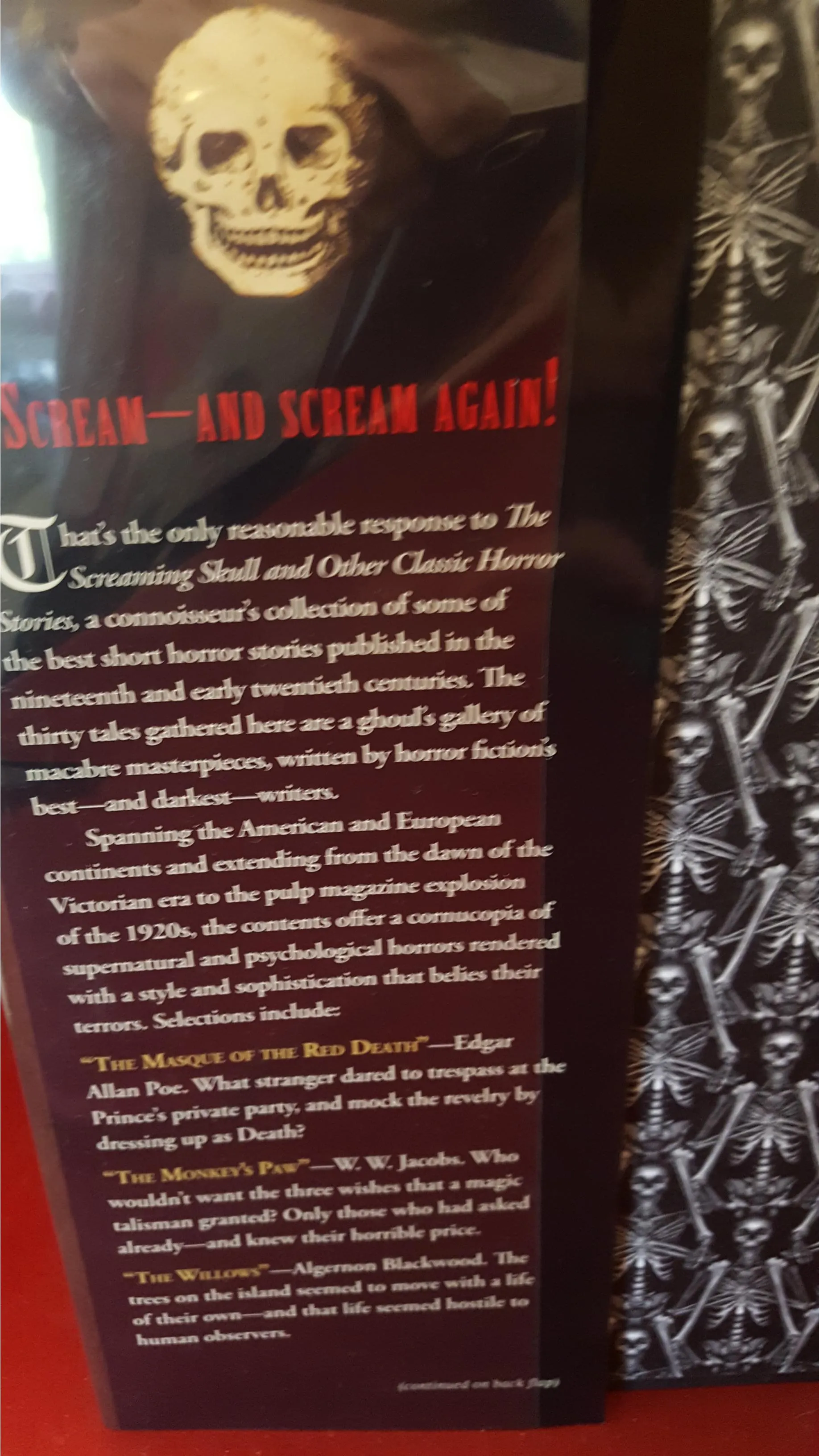 Compiled Michael Kelahan - The Screaming Skull and Other Classic Horror Stroies, Fall River Press, 2010, 1st