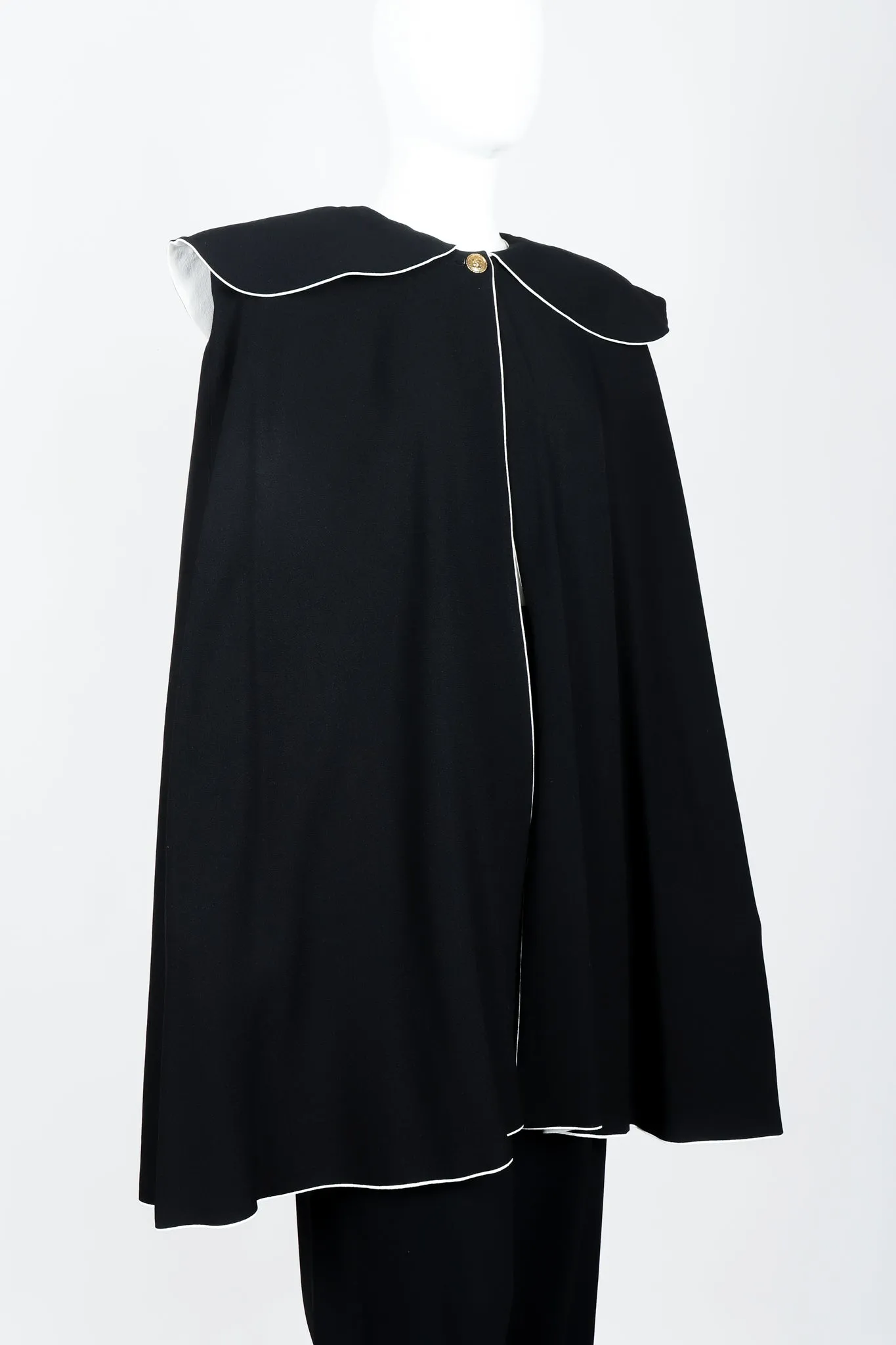 Crepe Cape & Pant Set