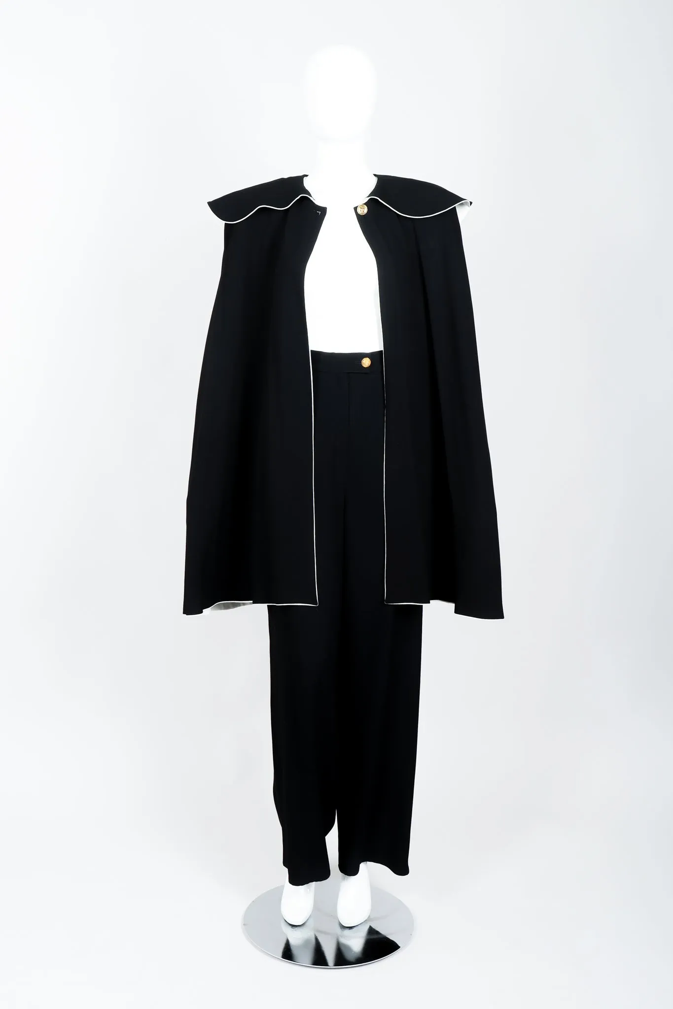 Crepe Cape & Pant Set