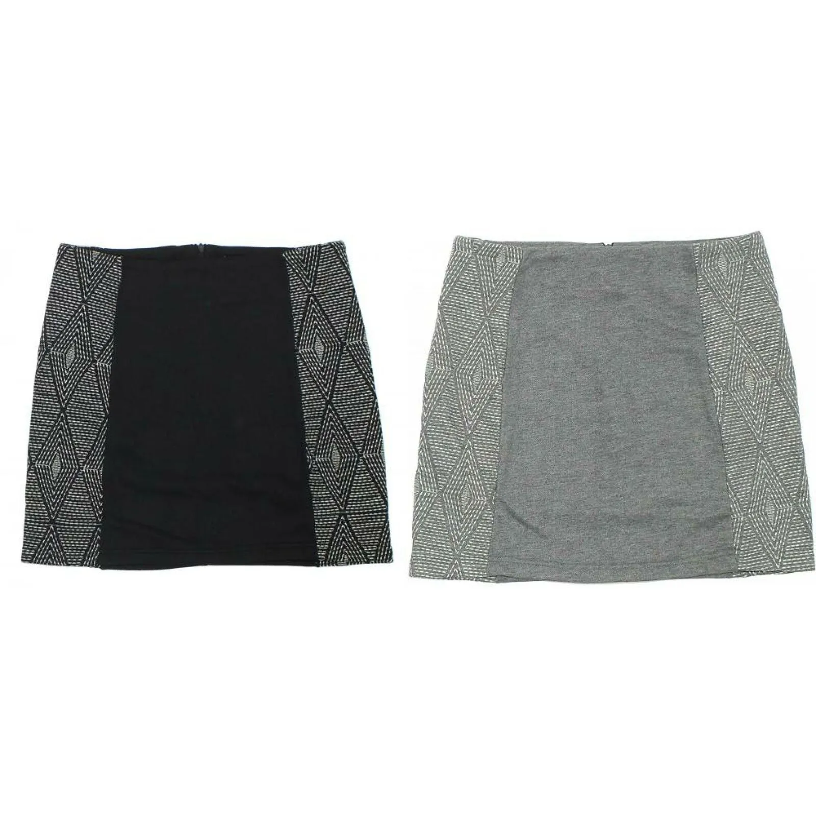 Crescent Women's French Terry Straight Skirt With Tapestry Inserts