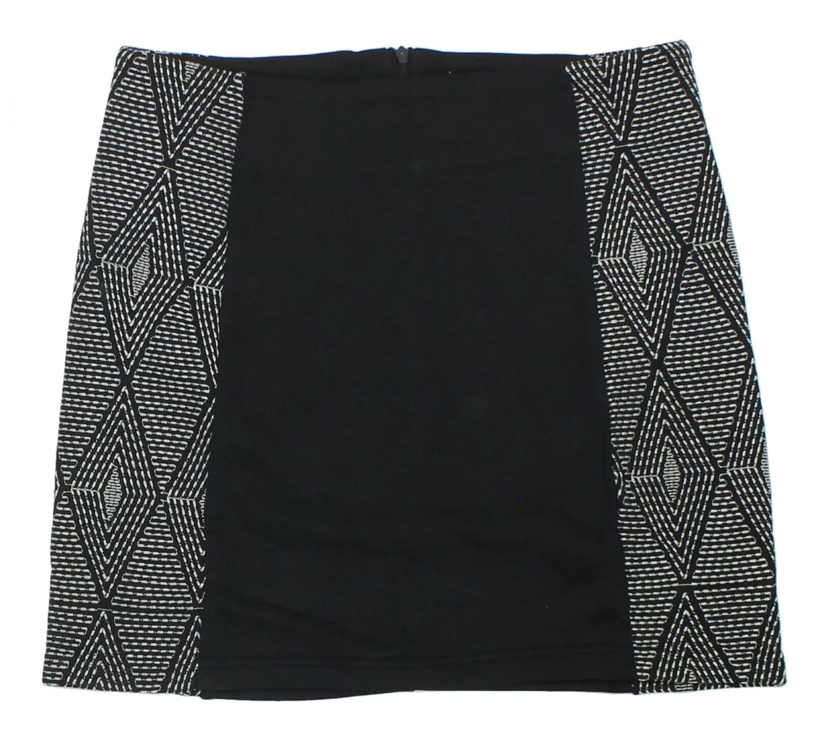 Crescent Women's French Terry Straight Skirt With Tapestry Inserts