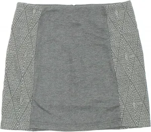 Crescent Women's French Terry Straight Skirt With Tapestry Inserts