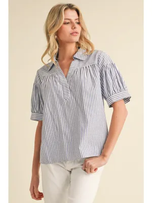 Crissy Striped Blouse