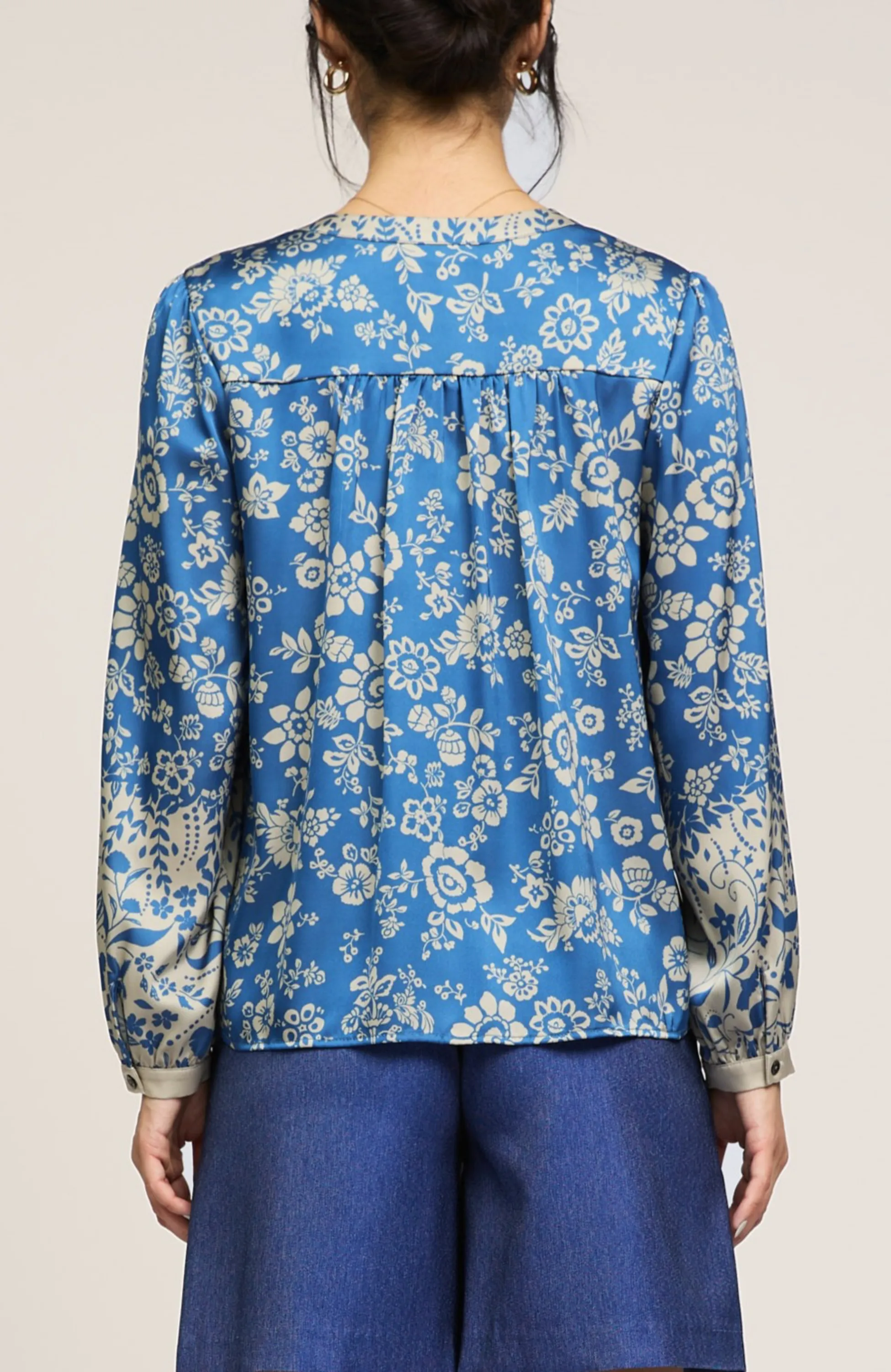 Current Air - Floral Print Blouse