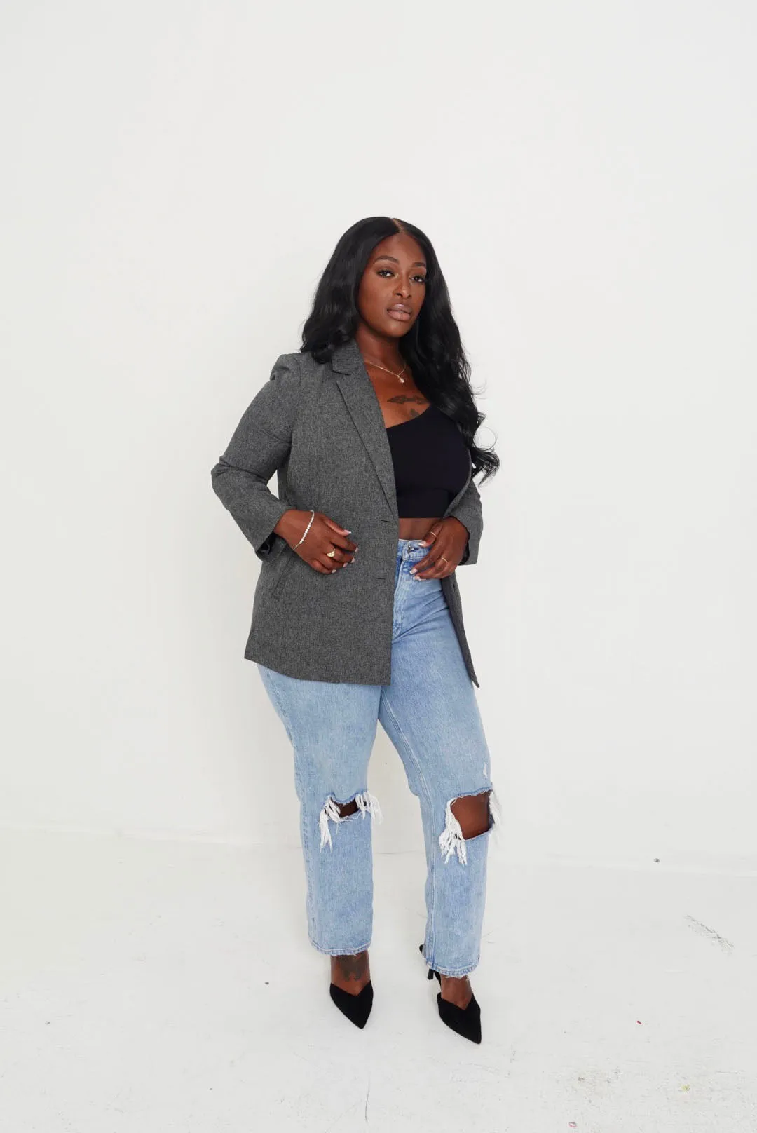 Dark Gray Blazer
