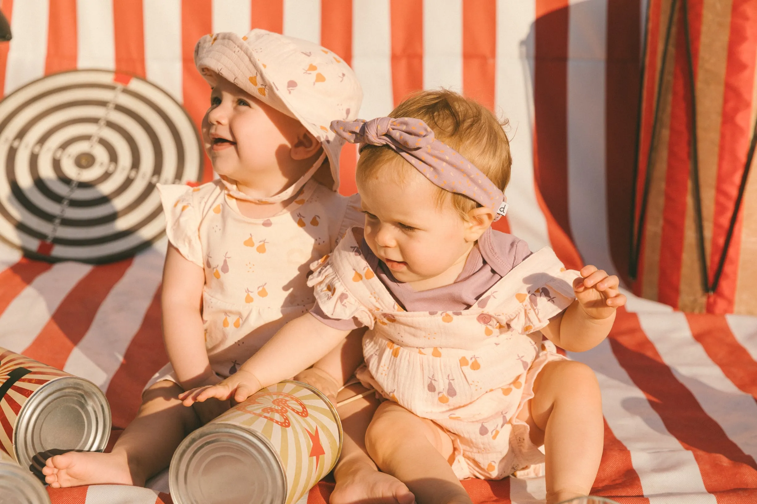 Deux Par Deux Organic Cotton Dress and Bloomer