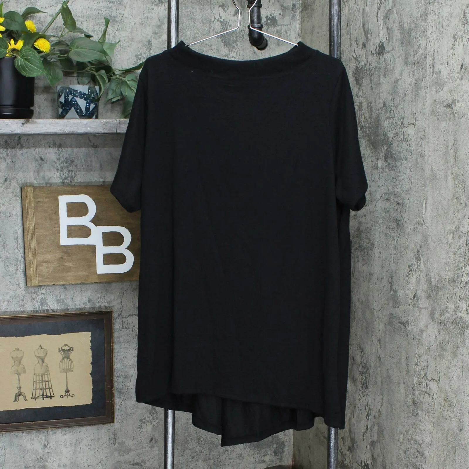 DG2 by Diane Gilman Plus Size Asymmetric Pleated Knit Top