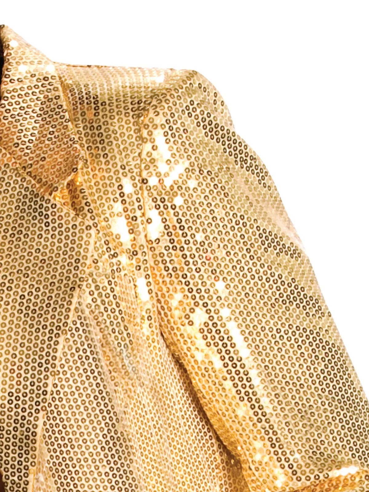 Disco Gold Sequin Bling Popstar Jacket