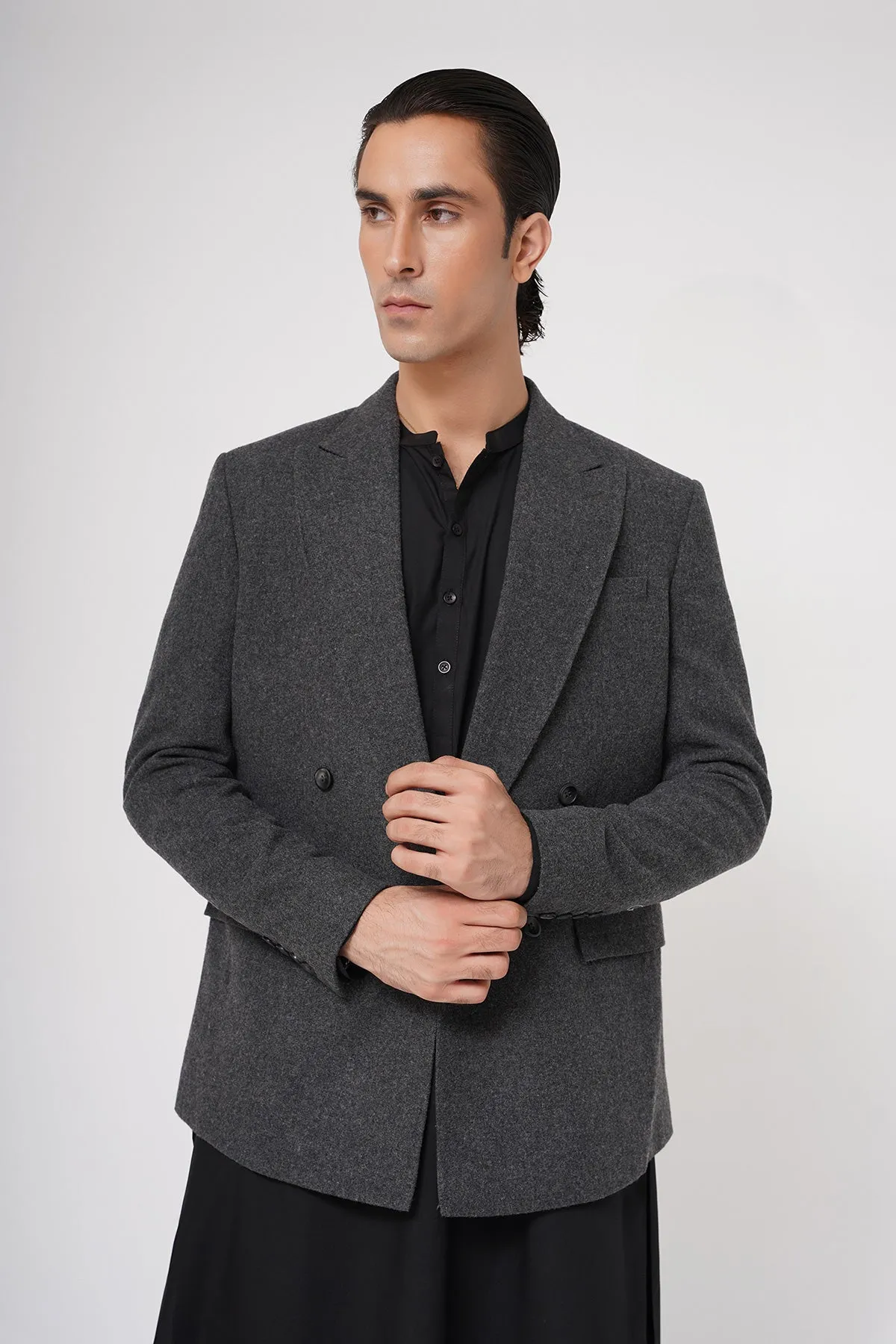 Double Breasted Wool Jacket