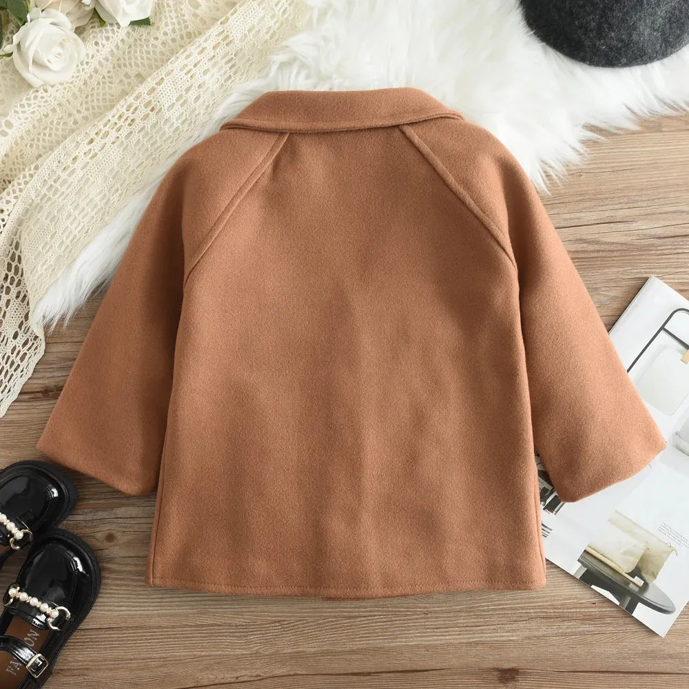 Double Breasted Wool Winter Coat