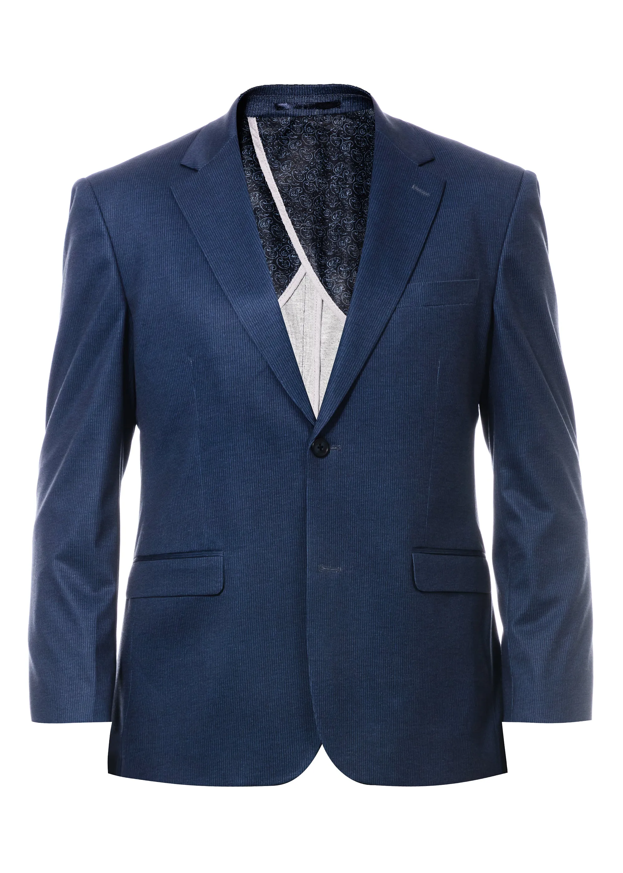 Duchamp Blue Stretch Blazer