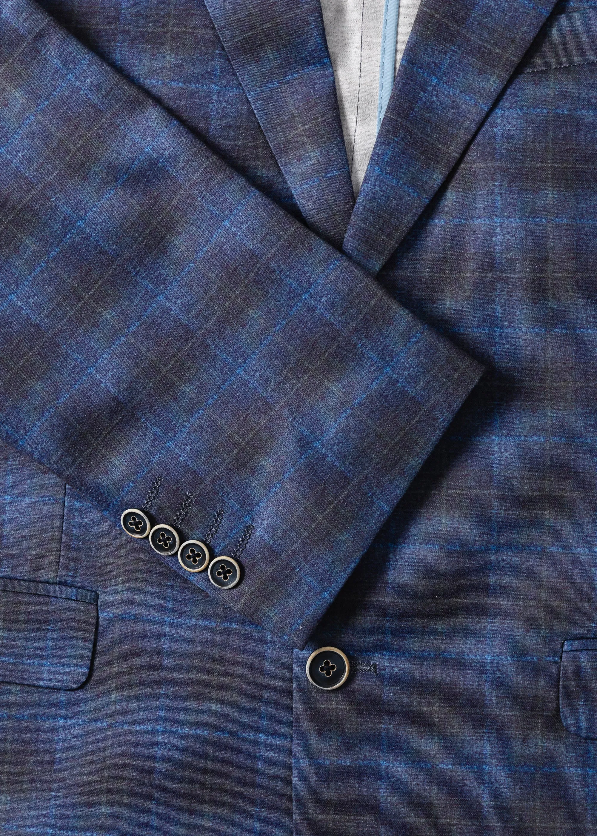 Duchamp Ombre Windowpane Blazer