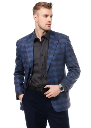Duchamp Ombre Windowpane Blazer