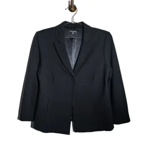 Eileen Fisher Single Button Blazer In Black M