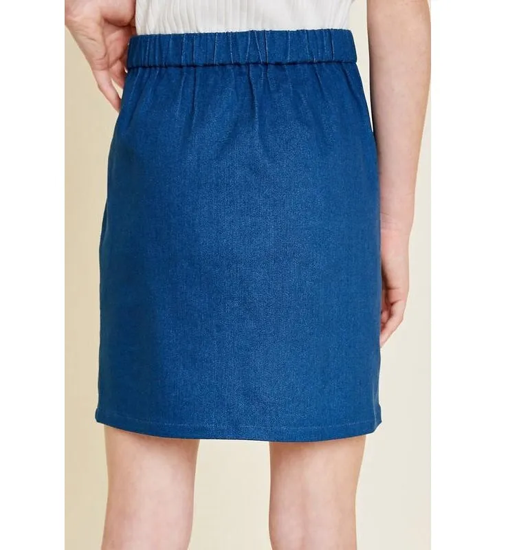 Eliana Kids Chambray Skirt