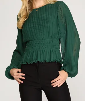 EMMA TOP - GREEN