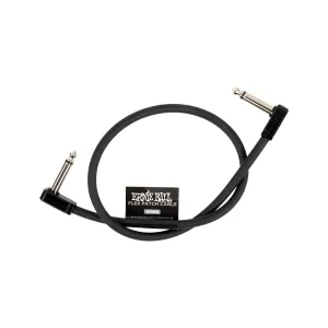 Ernie Ball P06442 Flex Instrument Patch Cable, 24 Inch, Black, Single