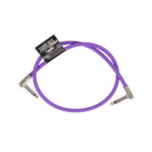 Ernie Ball P06450 Flex Instrument Patch Cable, 24 Inch, Purple, Single