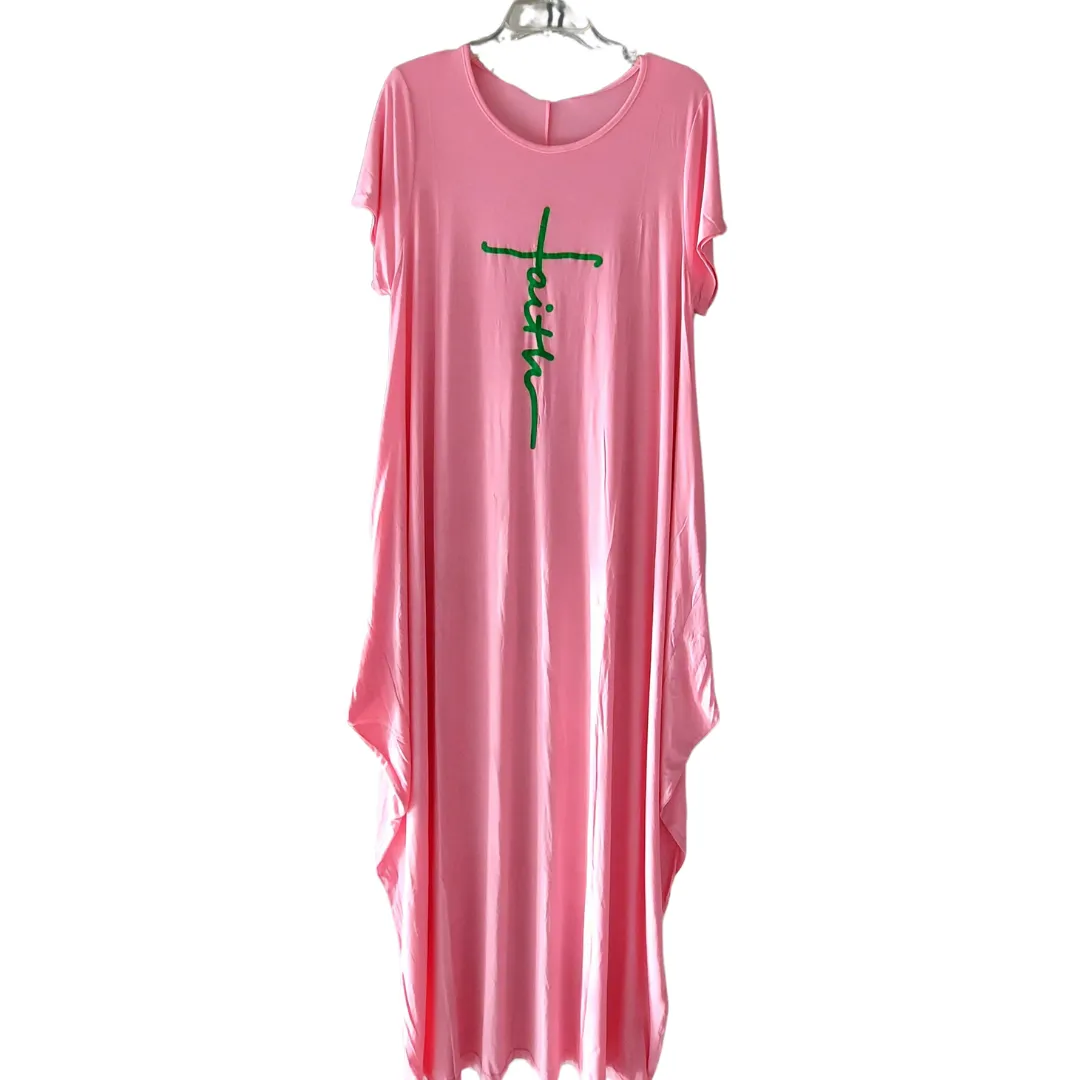 Faith Bubble  Jersey  Dress/Short Sleeve