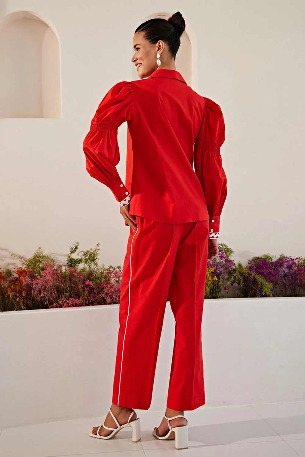 Flaming Scarlet Co-ord Set