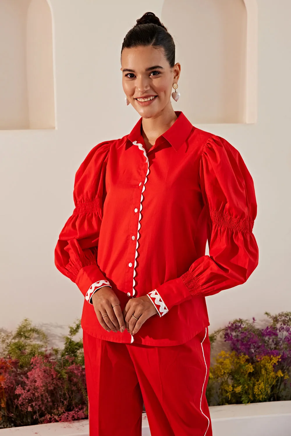 Flaming Scarlet Co-ord Set
