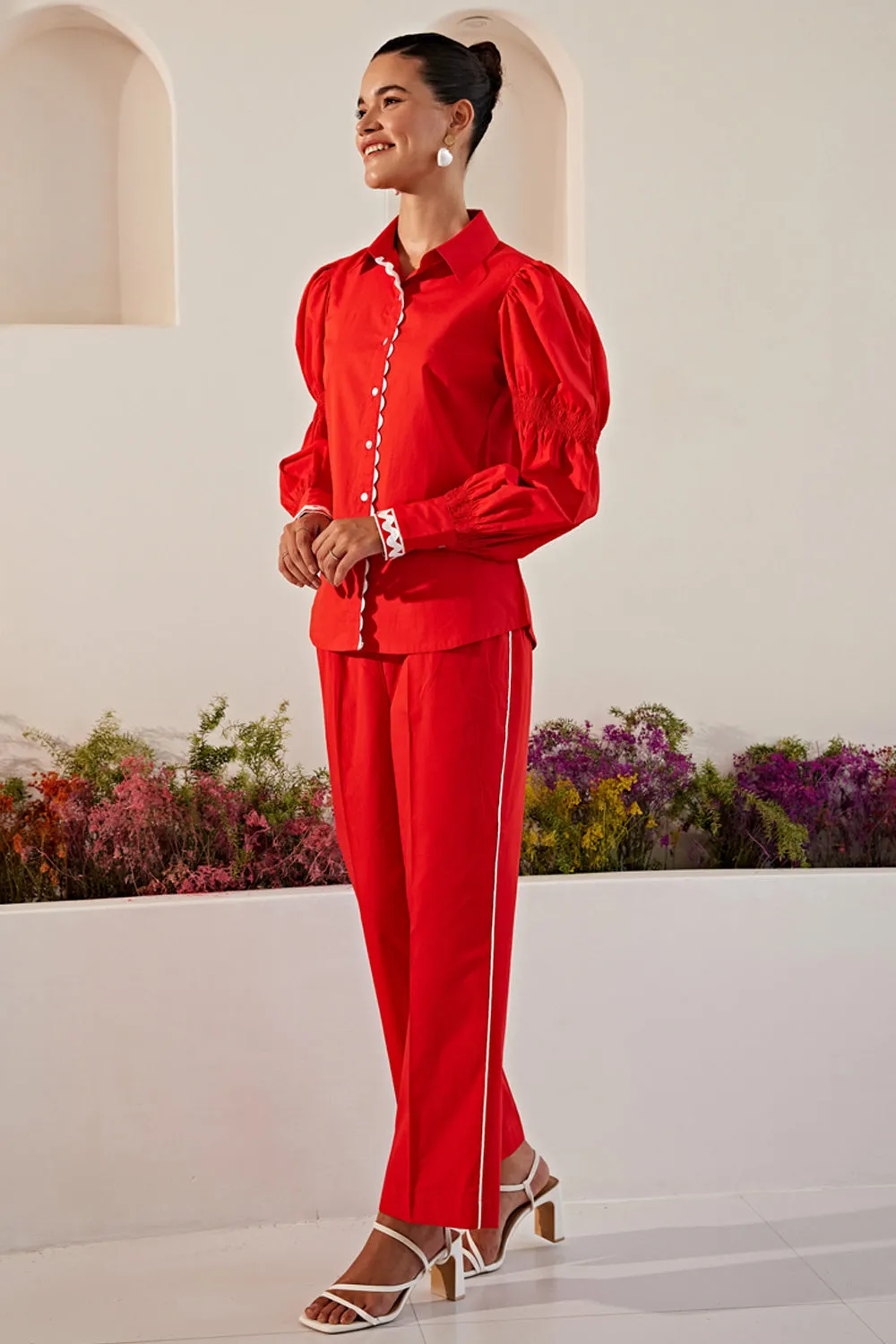 Flaming Scarlet Co-ord Set