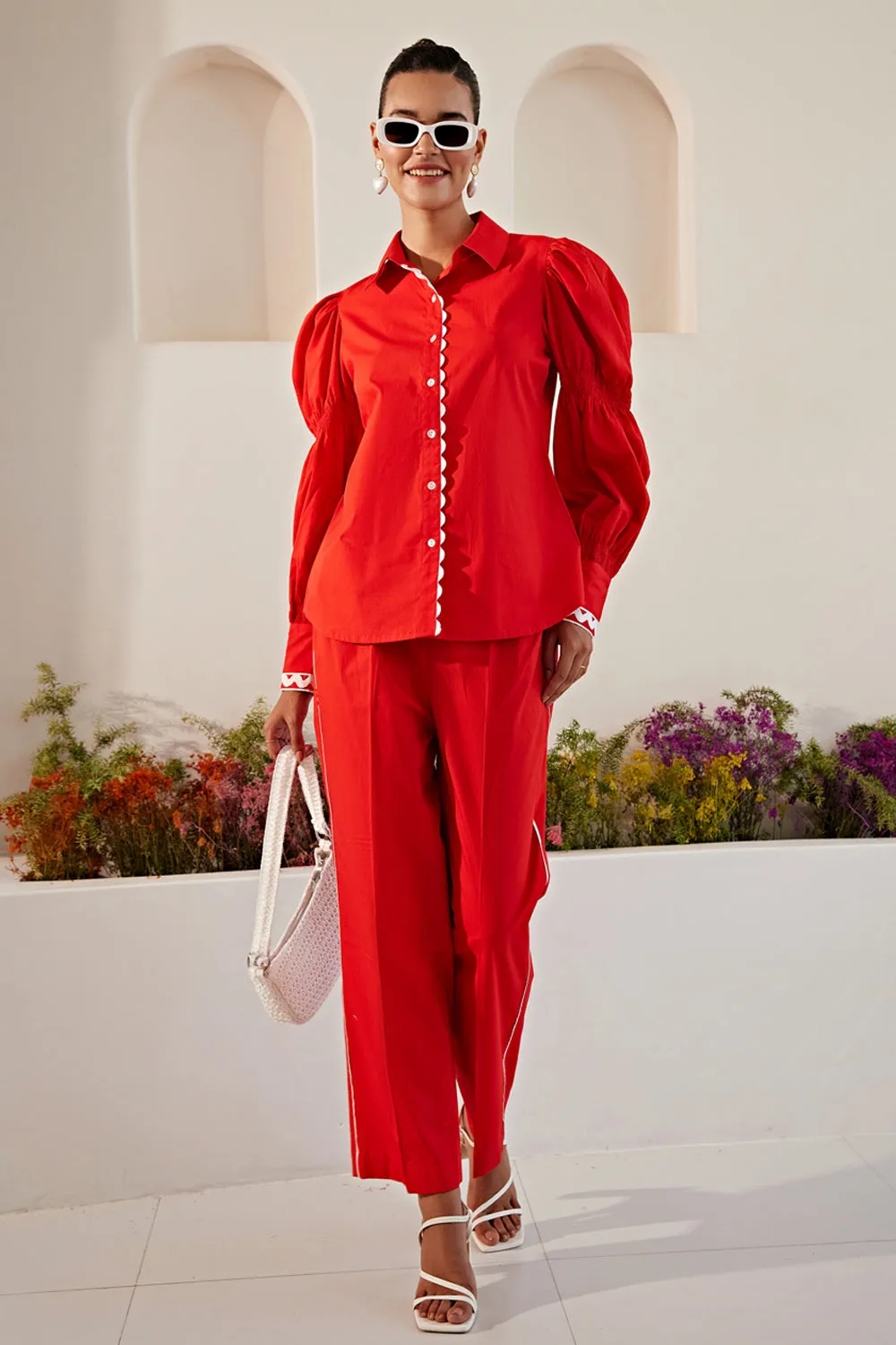 Flaming Scarlet Co-ord Set