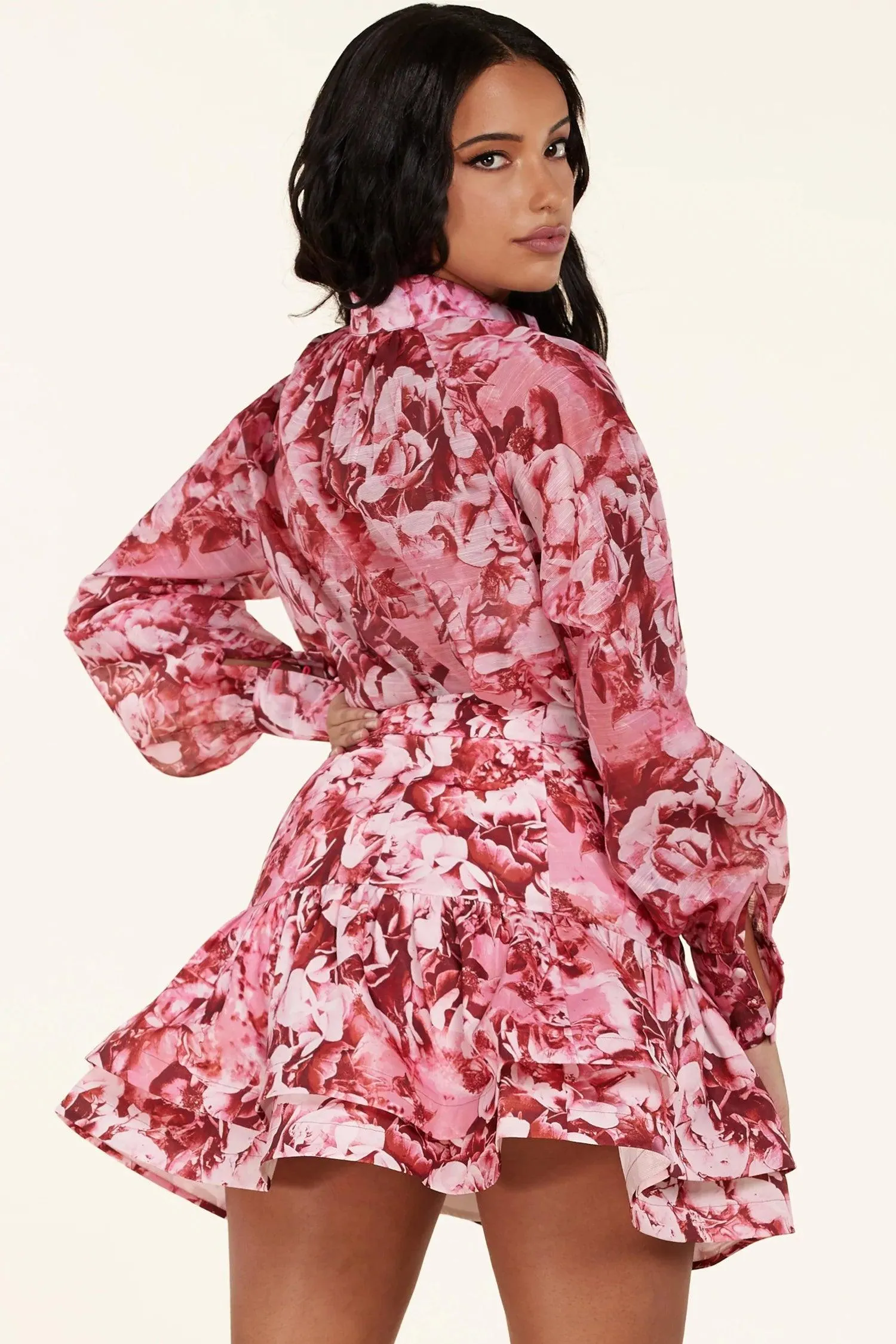 FLORAL 2PC SKIRT SET