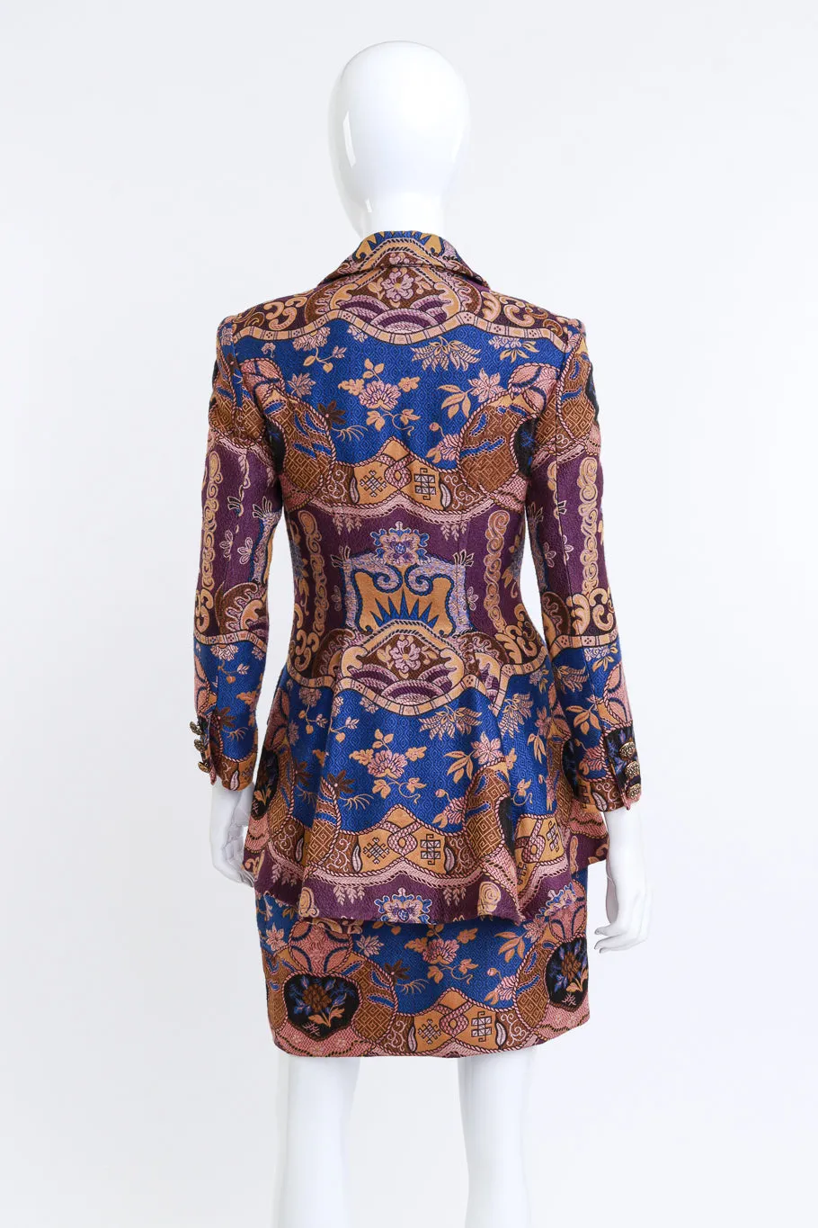 Floral Baroque Jacket & Skirt Set